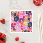 Frühlingsblumen Serviette (Beispiel)