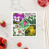 Frühlingsblumen Serviette (Beispiel)