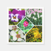 Frühlingsblumen Serviette (Vorderseite)