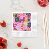 Frühlingsblumen Serviette (Beispiel)