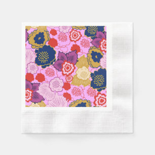 Frühlingsblumen Serviette