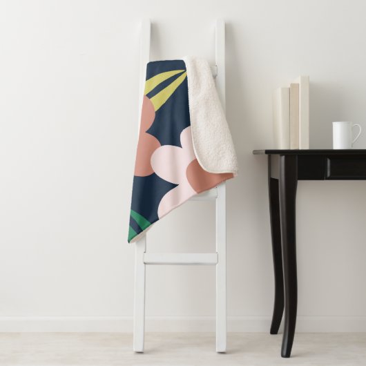 Frühlingsblumen Sherpadecke (Beispiel)