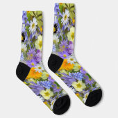 Frühlingsblumen Socken (Rechts)