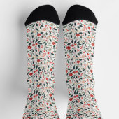 Frühlingsblumen Socken (Oben)