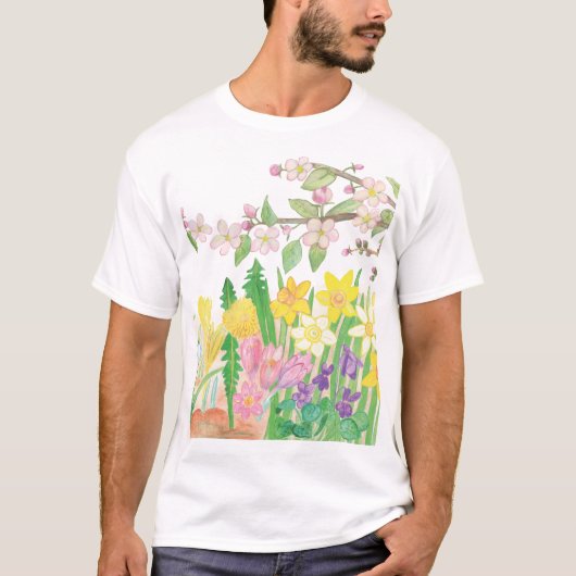 Frühlingsblumen T-Shirt (Vorderseite)