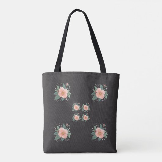 Frühlingsblumen Tasche (Rückseite)