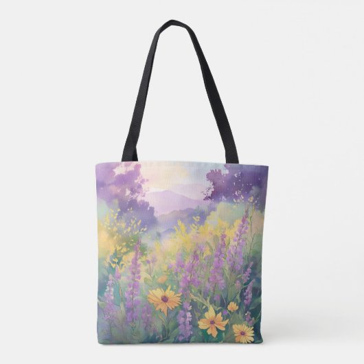 Frühlingsblumen Tasche (Rückseite)