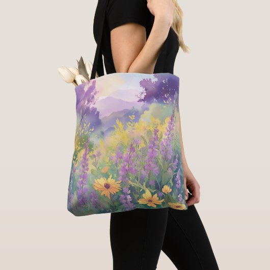 Frühlingsblumen Tasche (Von Nahem)