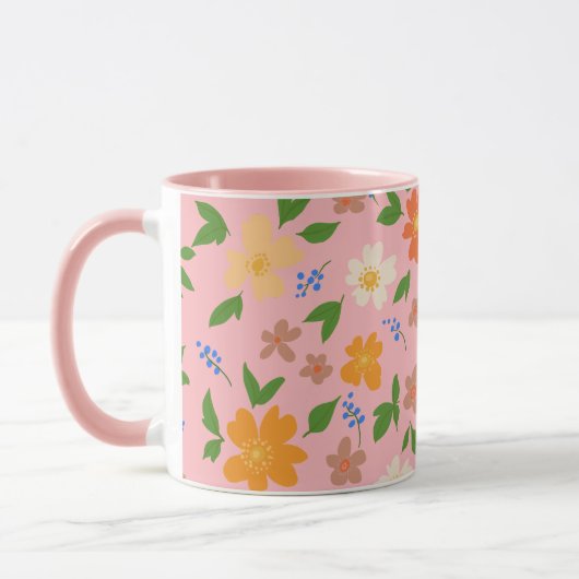 Frühlingsblumen Tasse (Links)