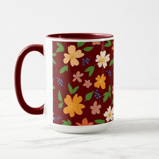Frühlingsblumen Tasse (Links)