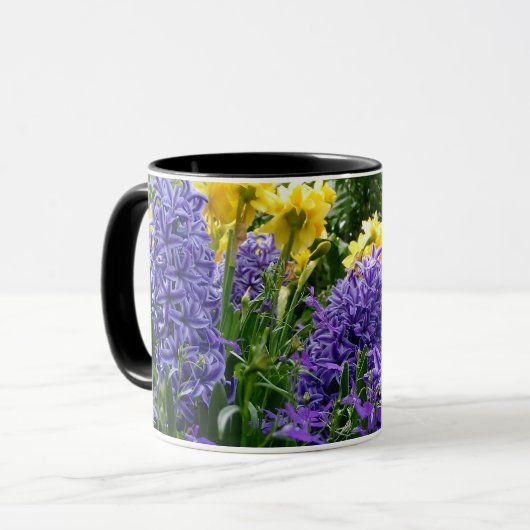 Frühlingsblumen Tasse (Vorderseite Links)