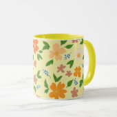 Frühlingsblumen Tasse (VorderseiteRechts)