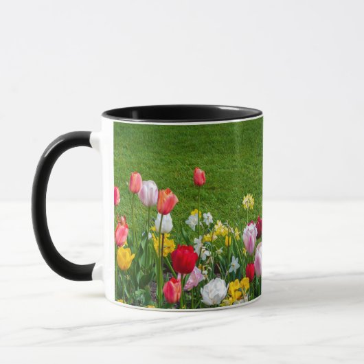 Frühlingsblumen Tasse (Links)