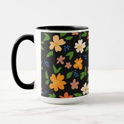 Frühlingsblumen Tasse (Links)