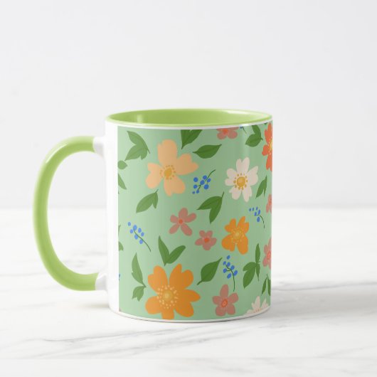 Frühlingsblumen Tasse (Links)