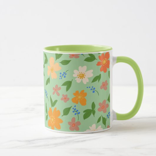 Frühlingsblumen Tasse (Rechts)