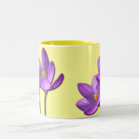 Frühlingsblumen Tasse Kaffee Cup Crocus Blume Cup (Mittel)