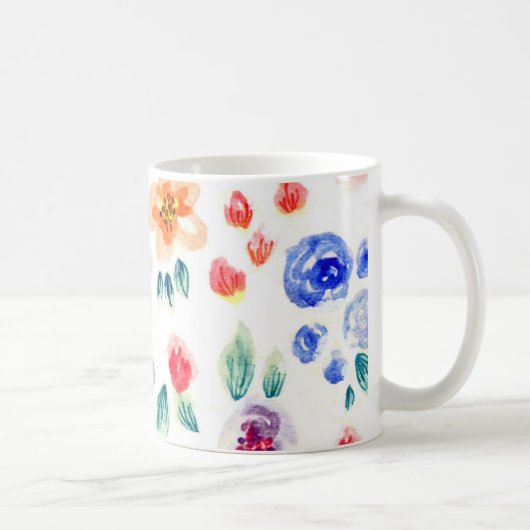 Frühlingsblumen-Tasse Kaffeetasse (Rechts)