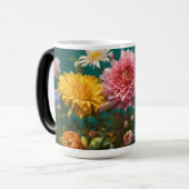 Frühlingsblumen-Tassen Verwandlungstasse (Vorderseite Links)