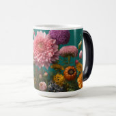 Frühlingsblumen-Tassen Verwandlungstasse (VorderseiteRechts)
