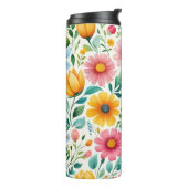 Frühlingsblumen Thermosbecher (Nach links gedreht)