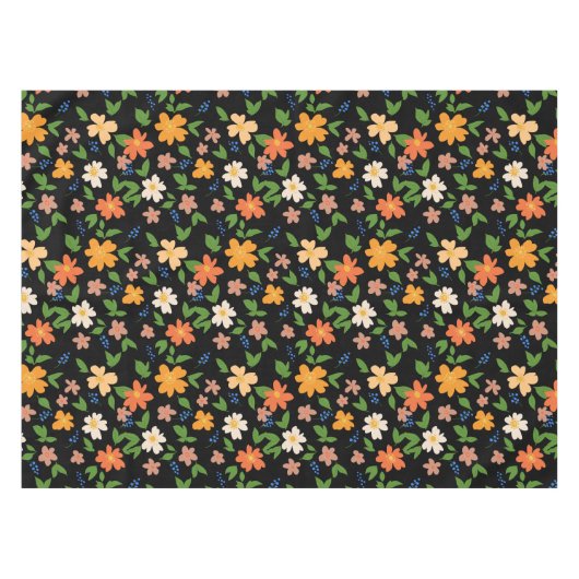 Frühlingsblumen Tischdecke (Vorderseite (Horizontal))