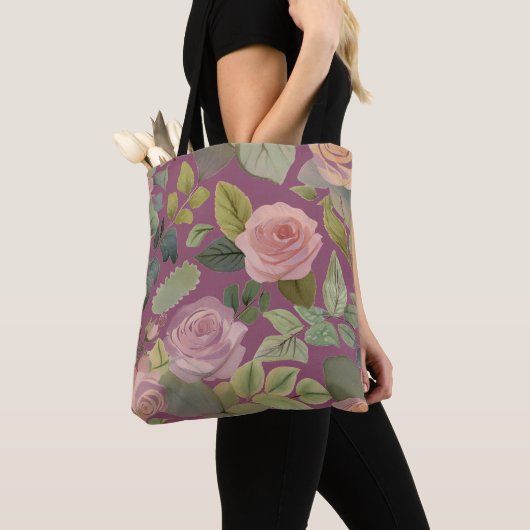 Frühlingsblumen Tote Tasche (Von Nahem)