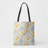 Frühlingsblumen Tote Tasche (Vorderseite)