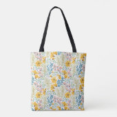 Frühlingsblumen Tote Tasche (Rückseite)