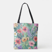 Frühlingsblumen Tote Tasche (Rückseite)