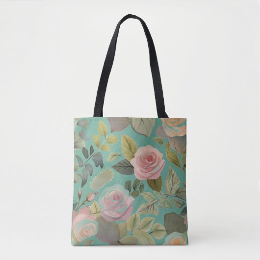 Frühlingsblumen Tote Tasche (Vorderseite)