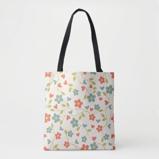 Frühlingsblumen Tote Tasche (Vorderseite)