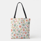 Frühlingsblumen Tote Tasche (Rückseite)