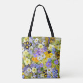 Frühlingsblumen-Tragetasche Tasche (Rückseite)