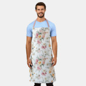 Frühlingsblumen Tulpen Schürze (Getragen)