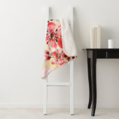 Frühlingsblumen U Muster Sherpadecke (Beispiel)