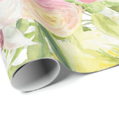 Frühlingsblumen Umhüllungspapier - Schönes Blumenp Geschenkpapier (Rolleneckpunkt)