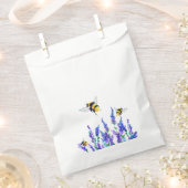 Frühlingsblumen und Bienen bevorzugen Tasche Geschenktütchen (Ausgeschnitten)