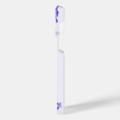 Frühlingsblumen und Bienen fliegen iPhone Hülle (Linke Seite)