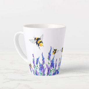 Frühlingsblumen und Bienen Fliegend Tasse - Maler