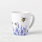 Frühlingsblumen und Bienen Fliegend Tasse - Malere (Rechte Ecke)
