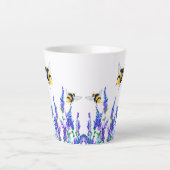 Frühlingsblumen und Bienen Fliegend Tasse - Malere (Vorderseite)