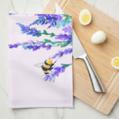 Frühlingsblumen und Bienen Flying Kitchtuch Geschirrtuch (Viertel Falte)