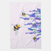Frühlingsblumen und Bienen Flying Kitchtuch Geschirrtuch (Vertikal)