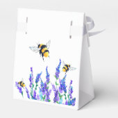 Frühlingsblumen und Bienen-Geschenkboxen Geschenkschachtel (Rückseite)