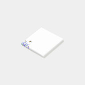 Frühlingsblumen und Bienen Sticky Notes Post-it Klebezettel (angewinkelt)