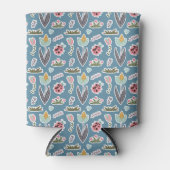 Frühlingsblumen und Ladybug Muster Dosenkühler (Vorderseite)
