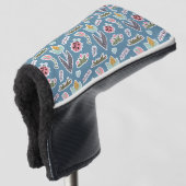 Frühlingsblumen und Ladybug Muster Golf Headcover (3/4 Vorderseite)