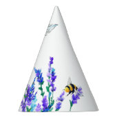 Frühlingsblumen und Party-Hut mit Flying Partyhütchen (Rechts)