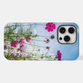 Frühlingsblumen und Schmetterling iPhone Hülle (Rückseite (Horizontal))